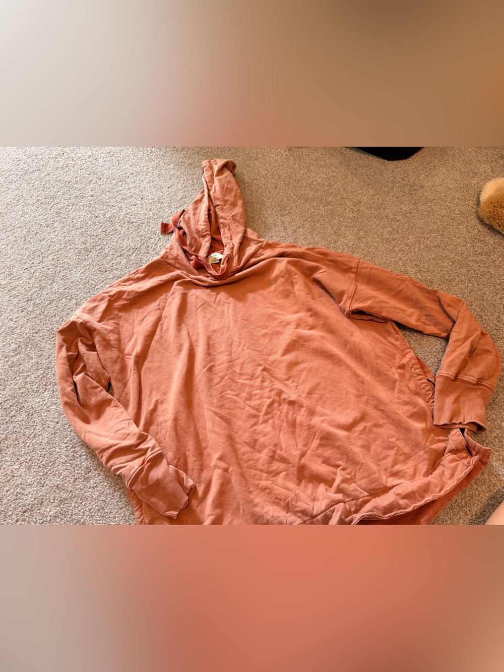 aerie Burnt Coral Hoodie Pullover